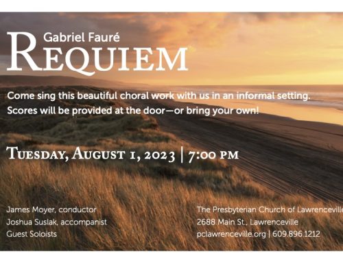 Join us for a Community Sing of Fauré’s “Requiem”